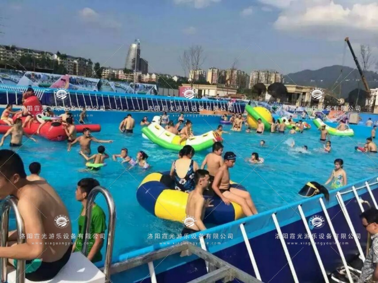 环县充气游泳池